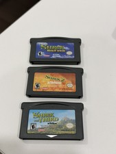 Shrek (LOT of 3) Gameboy Advance Games - Shrek 2, the third, reeking havoc. GBA