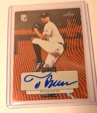 2023 Leaf Perfect Game Metal Marble Orange Proof #TB6 Tyler Bayer XRc Auto #1/1