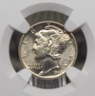 1943 "P" Mercury SILVER Dime 10c NGC MS66 FB #003 *FULL BANDS* Gem BU ECC&C, Inc