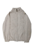 Burberry Children Childrens Boys Full Zipper Sweater Beige Cotton Size 4