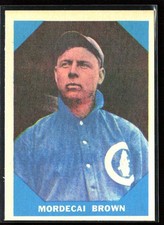 Mordecai Brown 1960 Fleer Baseball Greats #9 Chicago Cubs
