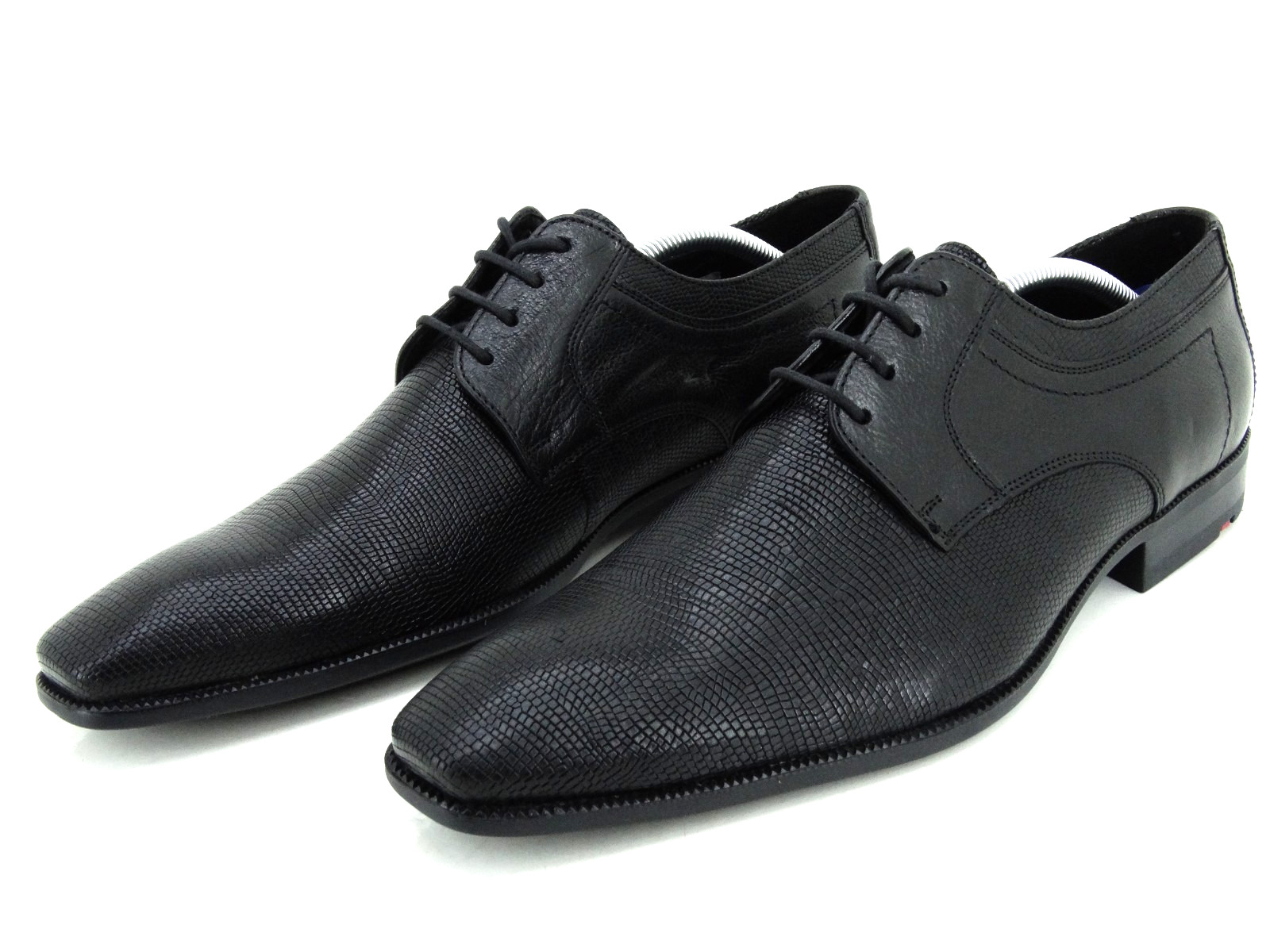 LLOYD Derby Zapatos Bajos Negocios Zapatos de Cordones Talla 45 UK 11 Piel Negro