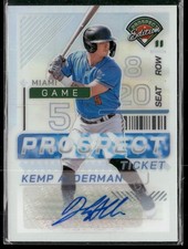 2024 Panini Prospect Edition #127 Kemp Alderman Silver Signatures Holo