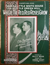 There  s a Little White House 1926 Worth-Weil Sheet Music, Rose, Akst