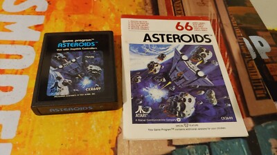 Asteroids (Atari 1981) for Atari VCS 2600 (Modul & Manual col) Classic CX2649