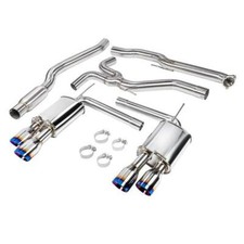 Dc Sports Catback Dual Exhaust For 18-22 Accord 1.5t 2.0t Burnt Tips