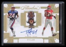 2022 Panini Flawless Career Progressions Autographs 8 Ty Law Auto 13/15