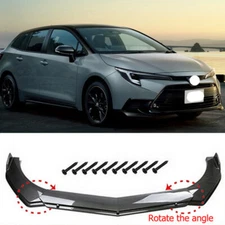 For TOYOTA for COROLLA LE S SE Front Bumper Lip Spoiler Splitter Carbon Style