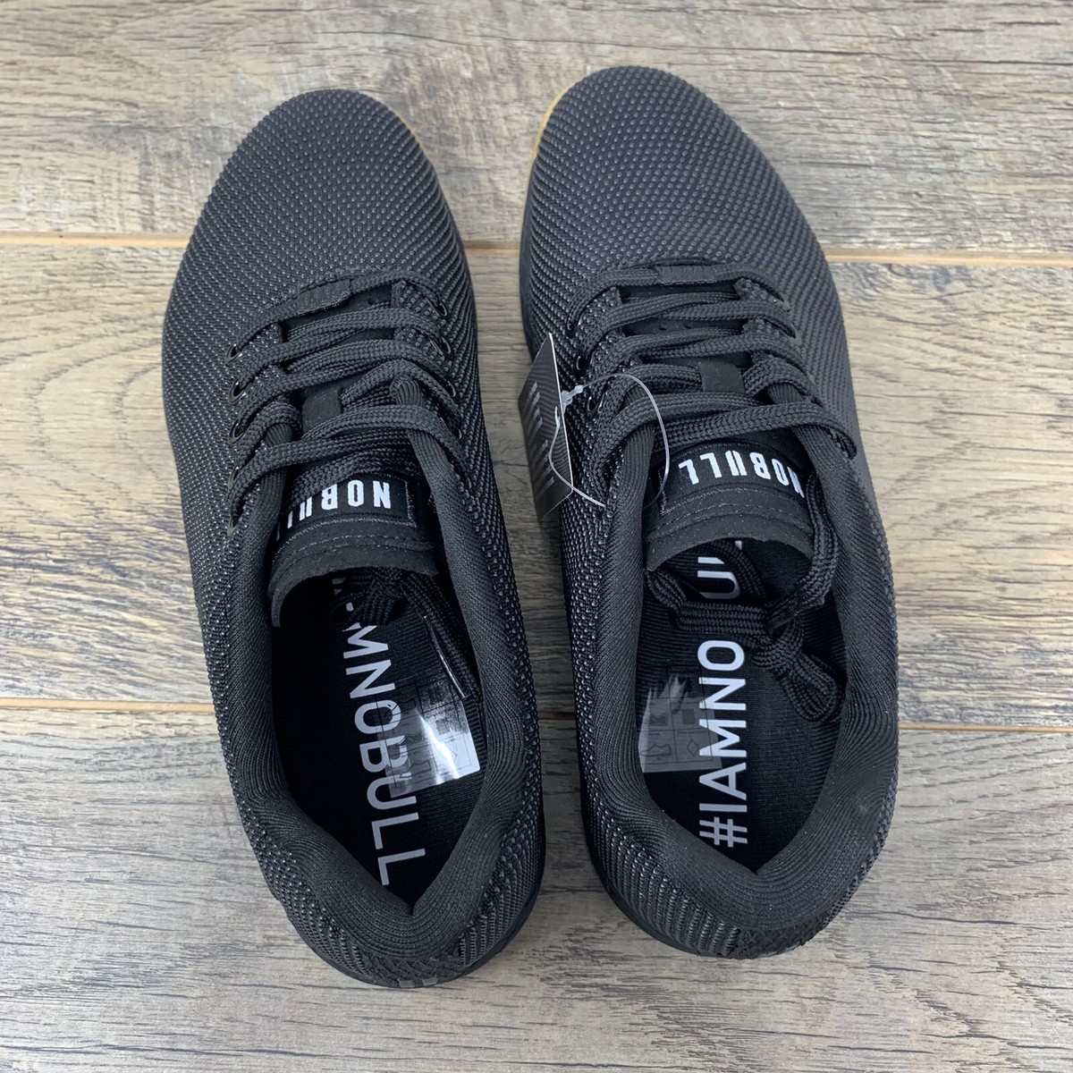 NOBULL SuperFabric Trainer Lace Up Shoes | Black Gum 