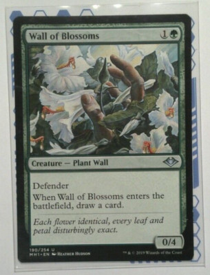 花の壁/Wall of Blossoms Foil 英語 4枚 MTG Wall of Blossoms | Modern Horizons | Star City Games