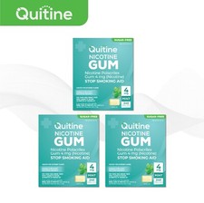 Quitine Nicotine Gum 4mg Traditional Mint 720 Pieces 3 bulk boxes