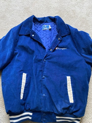 Vintage Champion Corduroy Varsity Stadium Jacket Mens Size XL - Picture 11 of 11