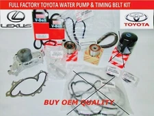 TOYOTA LEXUS ES300 ES330 CAMRY V6 FACTORY OEM WATER PUMP BELT KIT 3.0 & 3.3