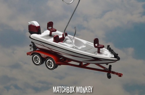 Bass Fishing Boat Custom Christmas Ornament Nitro Ranger Tracker Lund America - Picture 2 of 9