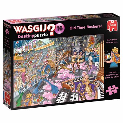 Jumbo 1119800092 Wasgij Destiny 16 - Old Time Rockers! 1000 Teile Puzzle NEU&OVP