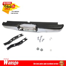 For Toyota Tacoma 1995-2004 Complete Chrome Rear Steel Step Bumper Assembly