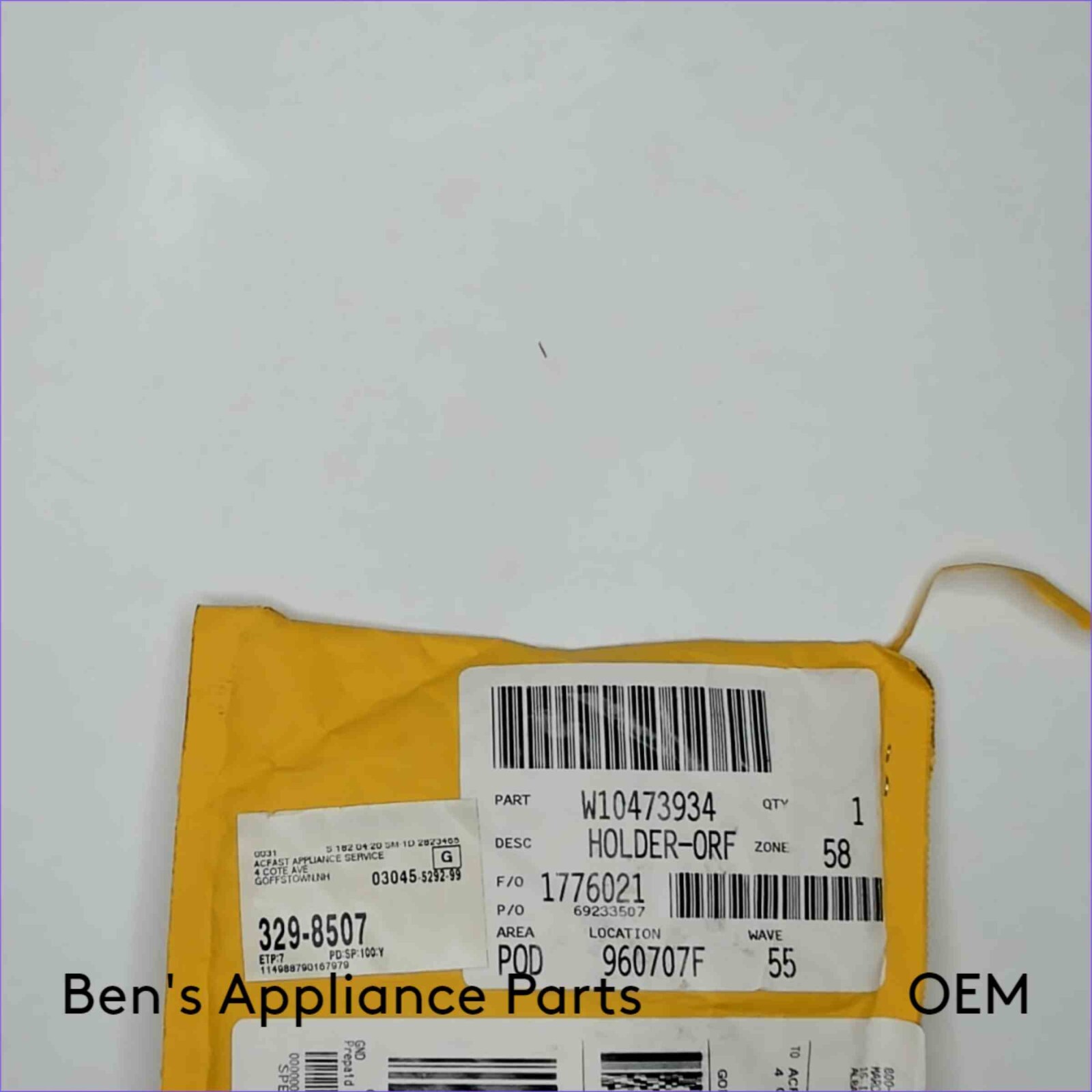 Factory Whirlpool WPW10619560 Range Spud-Orf W10619560 PS11756781