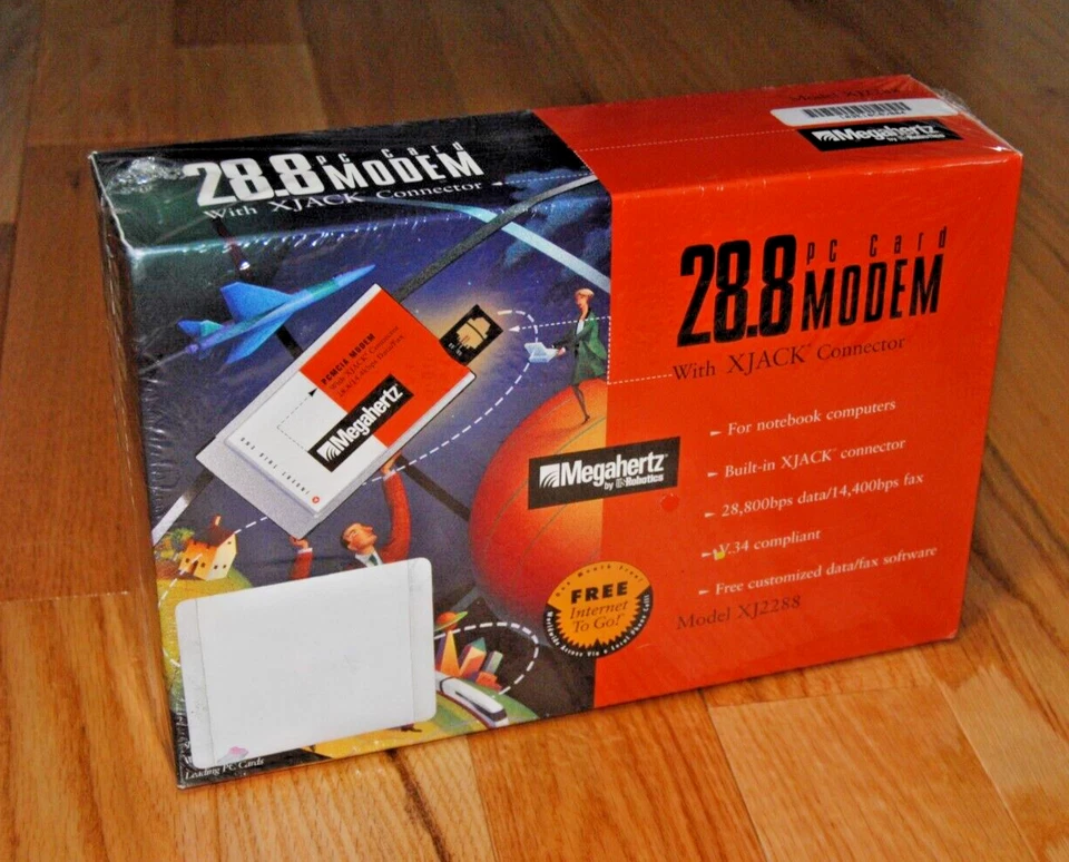 PCMCIA Modem 28.8 Megahertz by US Robotics XJ2288 BRAND NEW - Image 3 of 4