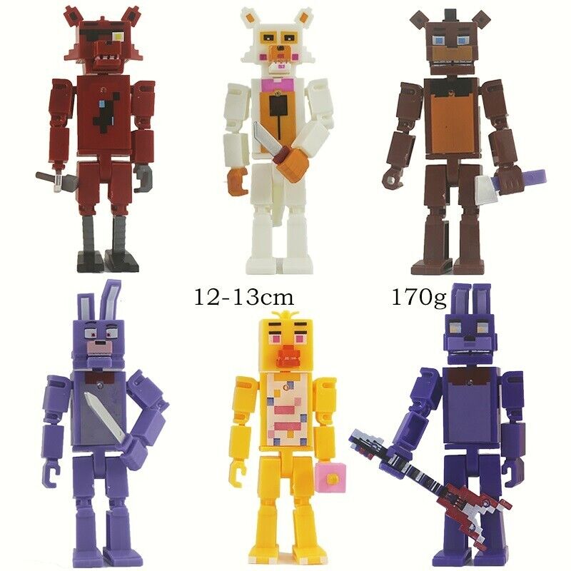 6pcs Five Nights At Freddy S Figura De Ação Fnaf Bonnie