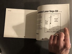 sega CD console system instruction manual insert Only