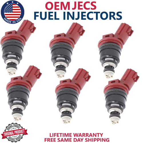 x6 GENUINE JECS Fuel Injectors For 19911999 Nissan Sentra 2.0L I4