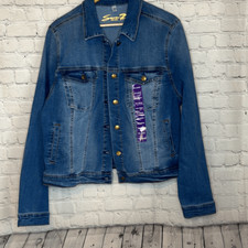 Seven7 Women’s Button Up Jean Jacket Size Xxl