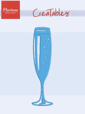 Marianne Design Creatables Dies CHOOSE: Champagne Glass, Wedding Rings, 2 Swans 