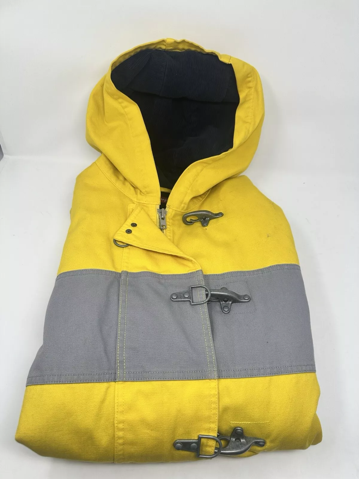 Manteau pompier à capuche Supreme FW14 jaune taille XL OCCASION