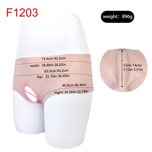 Realistic Briefs Fake Vaginal Hiding Gaff Hip Enhancer for Crossdressers Panty - Picture 7 of 26