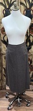 Bavaria Trachten Moden Wool Skirt Brown Embroidery Women s US 12/14 EU 44