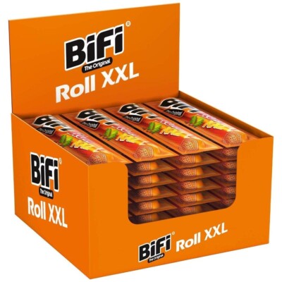 BiFi Roll XXL   24er Pack (24 x 70 g)  Snack im Teigmantel   Herzhafter snack