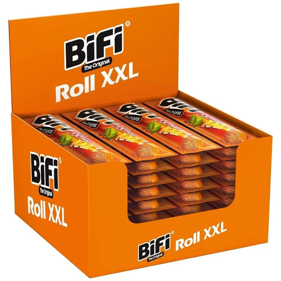 BiFi Roll XXL - Confezione da 24 (24 x 70 g) - Snack in impasto - Snack abbondante