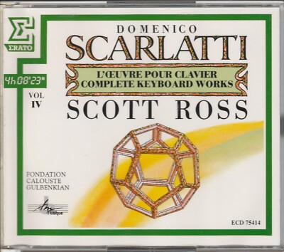 Domenico Scarlatti , Vol. IV - Scott Ross   4 CD´s