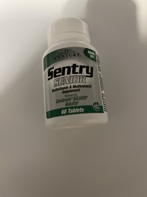 21st Century Sentry Senior Multi-Vitamin & Mineral 60 tablets~Exp.1/25