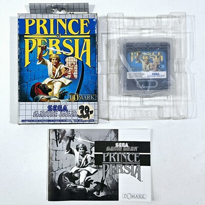  1992 Domark SEGA GAME GEAR Platform Adventure PRINCE OF PERSIA dt. CIB Calcu...