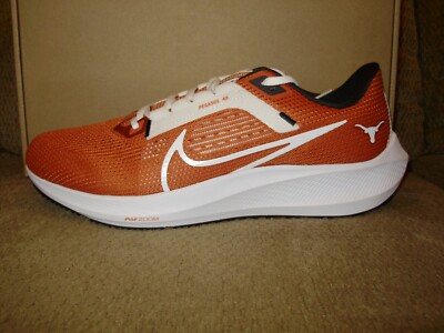 Texas Longhorns NIKE AIR ZOOM PEGASUS 40 Orange DZ5951-100 Men's Shoes 11.5M