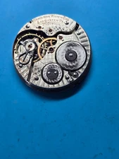 CLEAN VINTAGE 16 SIZE 21J HAMILTON GRADE 990 MODEL 1 POCKET WATCH MOVEMENT PARTS