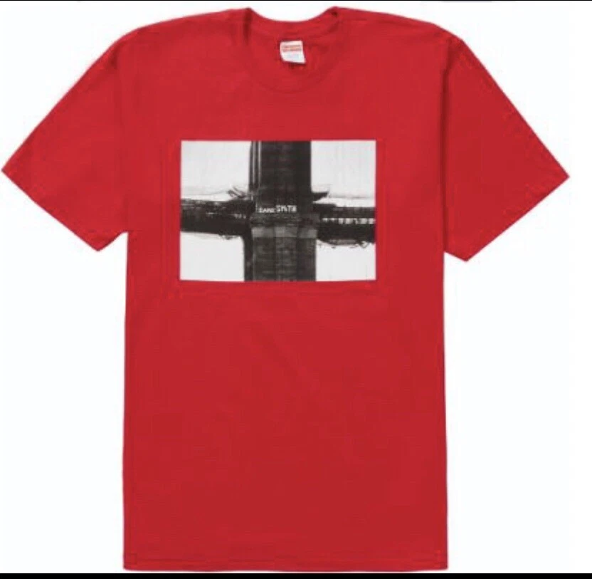 Tee shirt rouge Supreme Bridge taille M neuf avec étiquette