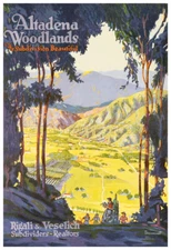 Altadena Woodlands - Vintage-Style 1920s Advertising Poster