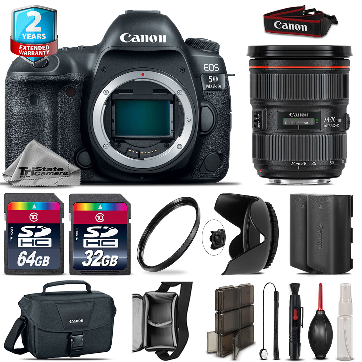 Canon EOS 5D Mark IV + 24-70mm f/2.8L II + Tulip Hood + Extra