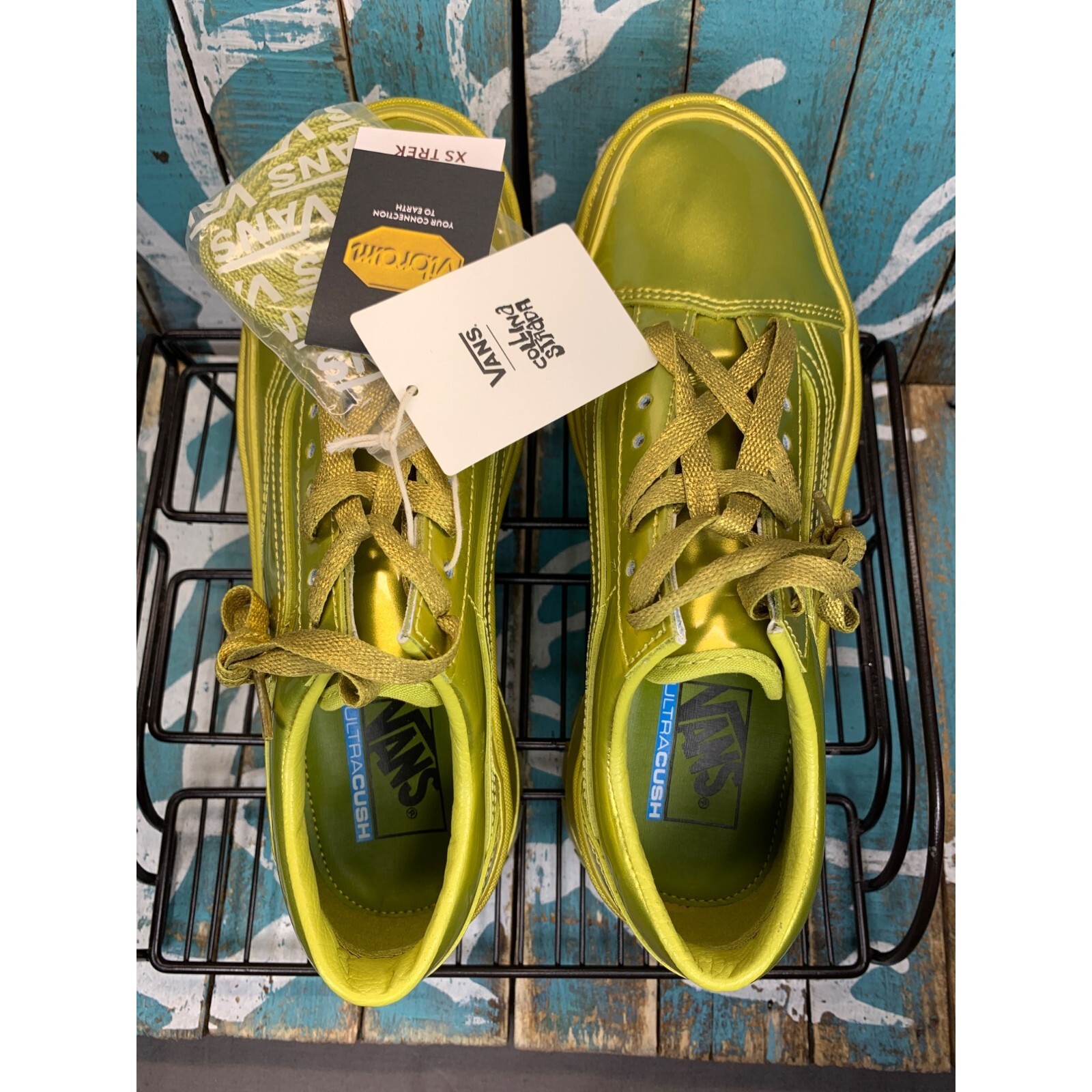 NWT Vans x Collina Strada Old Skool Vibram Gold Men8.5/Wmn10 Unisex Casual Shoes