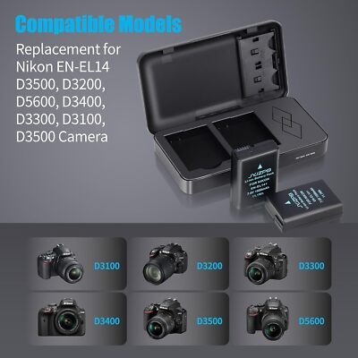 BESTON 2-Pack EN-EL14 / EN-EL14a Battery Packs and Hungary BESTON 2-Pack EN-EL14 / EN-EL14a Battery Packs and Hungary