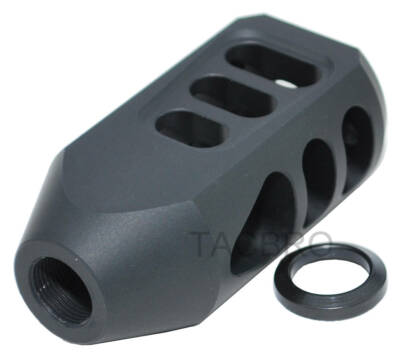 New 9MM Muzzle Brake 1/2x28 Thread Pitch Aluminum Construction | eBay
