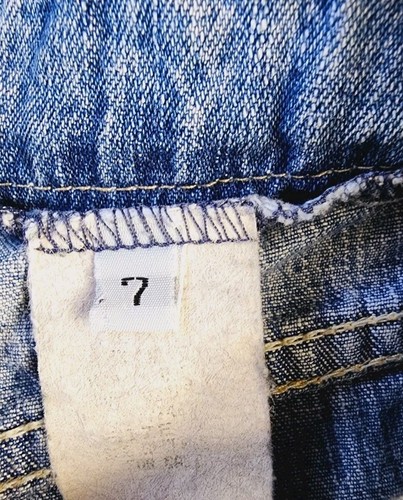 PARIS BLUES EXPERIENCE Denim Shorts Sz 7 2.5" Inseam Vintage 90s Made In USA - Picture 7 of 9