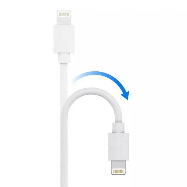 Just Wireless 3ft TPU Compatible w/ Apple Products to USB-A Cable - White NIB - Image 3 of 4