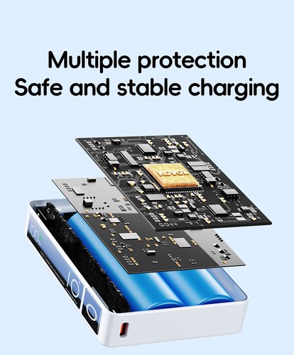 Powerbank 30W 2USB 10000mAh Batterie Akku Schnellladegerät USB-C alle Handy - Zdjęcie 10 z 11