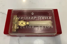 Vintage Eversharp Schick Deluxe Injector Safety Razor Handle With Case