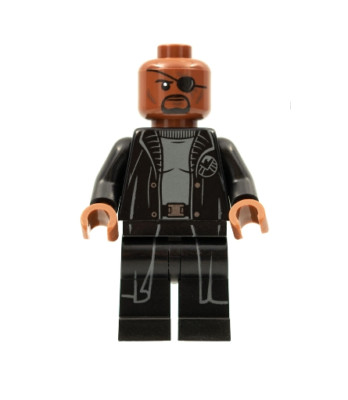 NEW LEGO Nick Fury Trench Coat Minifigure 76216 Avengers Sh585b Iron Man