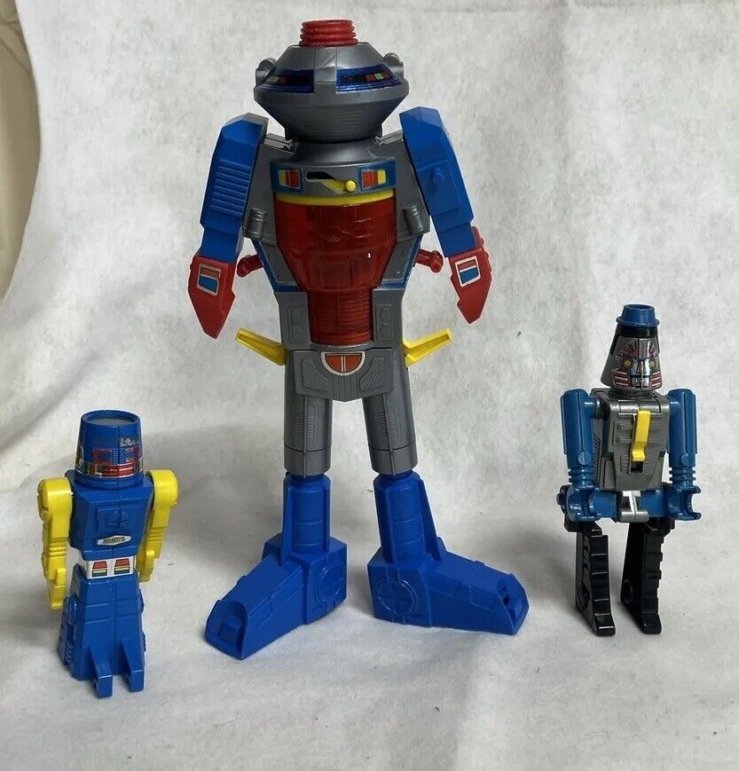 3 Vintage 1980’s Arco Rogun Transformer Gobots Robots.