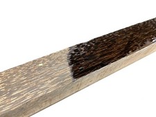 Black Palm turning blank 1-7/16" x 1-7/16" x 12" Dried w98 Sapwood Area